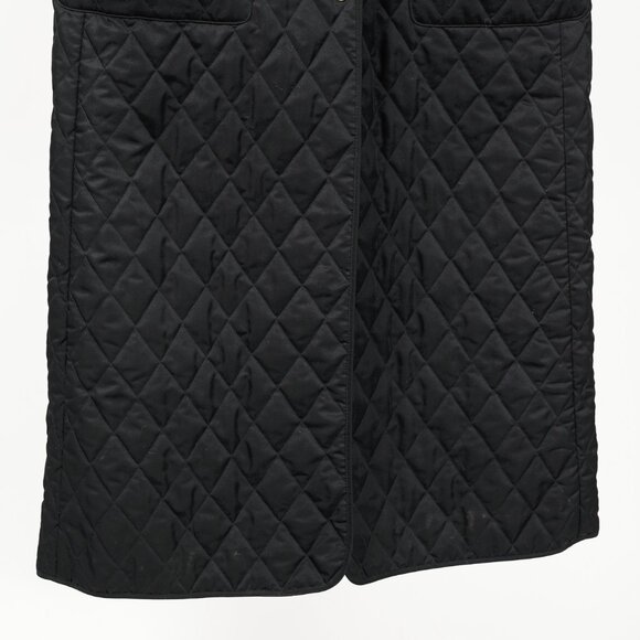 Burberry Black Quilted Hooded Long Jacket - Picture 6 of 13